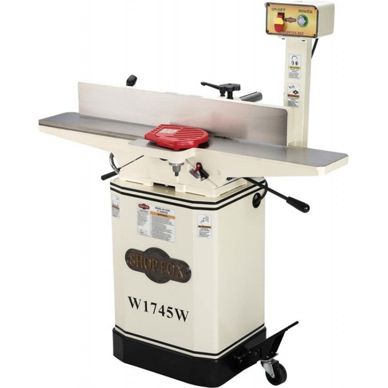 Shop Fox 120V 1HP 1 Phase 6in Jointer with Mobile ...