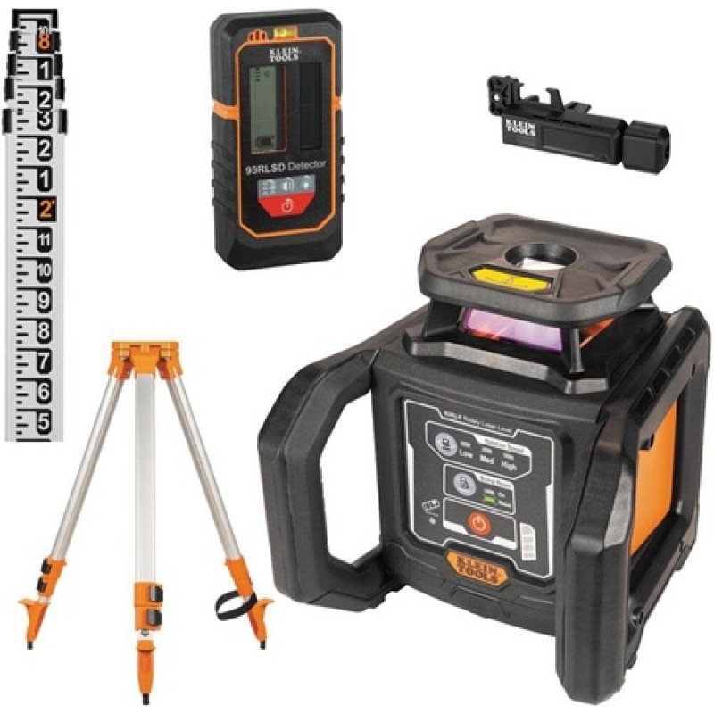 Klein Tools Self-Leveling Green Rotary Laser Level...