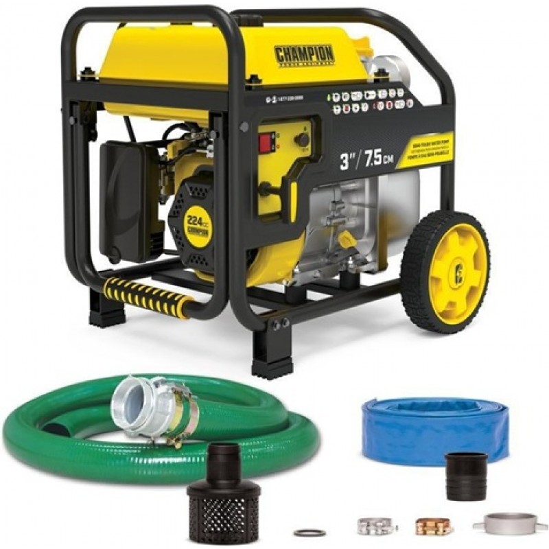 Champion Power Equipment 3-Inch Gas-Powered Semi-T...