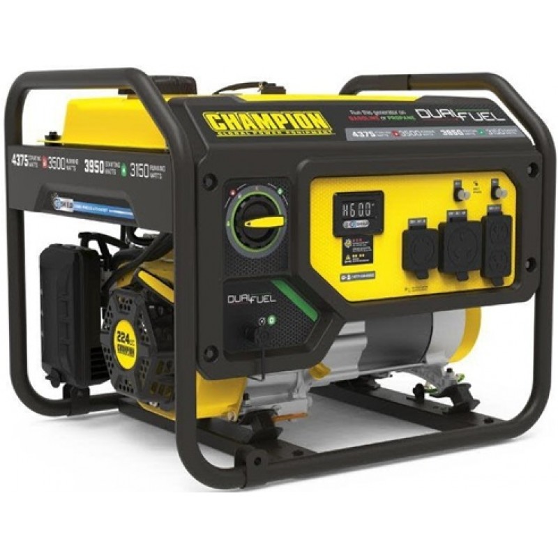 Champion Power Equipment 4,375 Watt Dual Fuel 49-S...