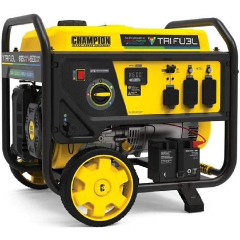 Champion Power Equipment 8,125 Watt Tri-Fuel 49-St...