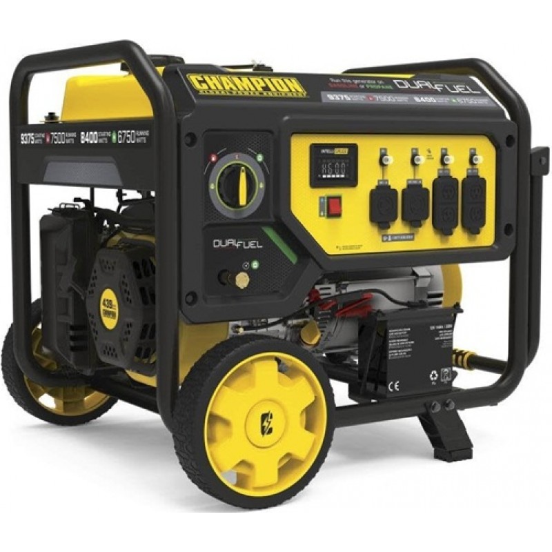 Champion Power Equipment 9,375 Watt Dual Fuel 50-S...