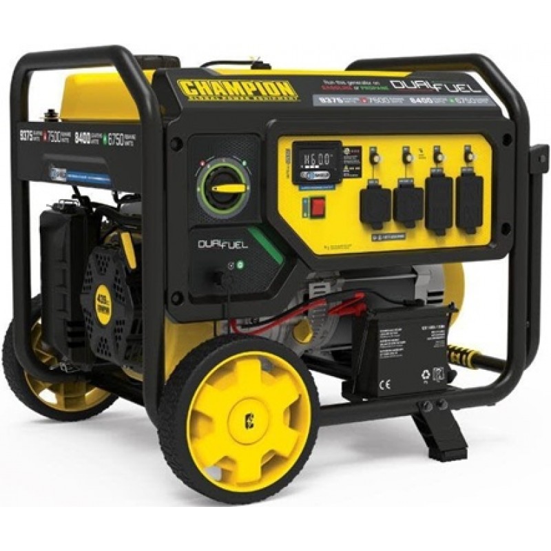 Champion Power Equipment 9,375 Watt Dual Fuel 50-S...