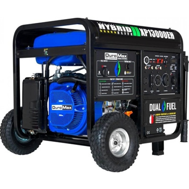 Duromax 13,000 Watt Dual Fuel 50-State Portable Ge...