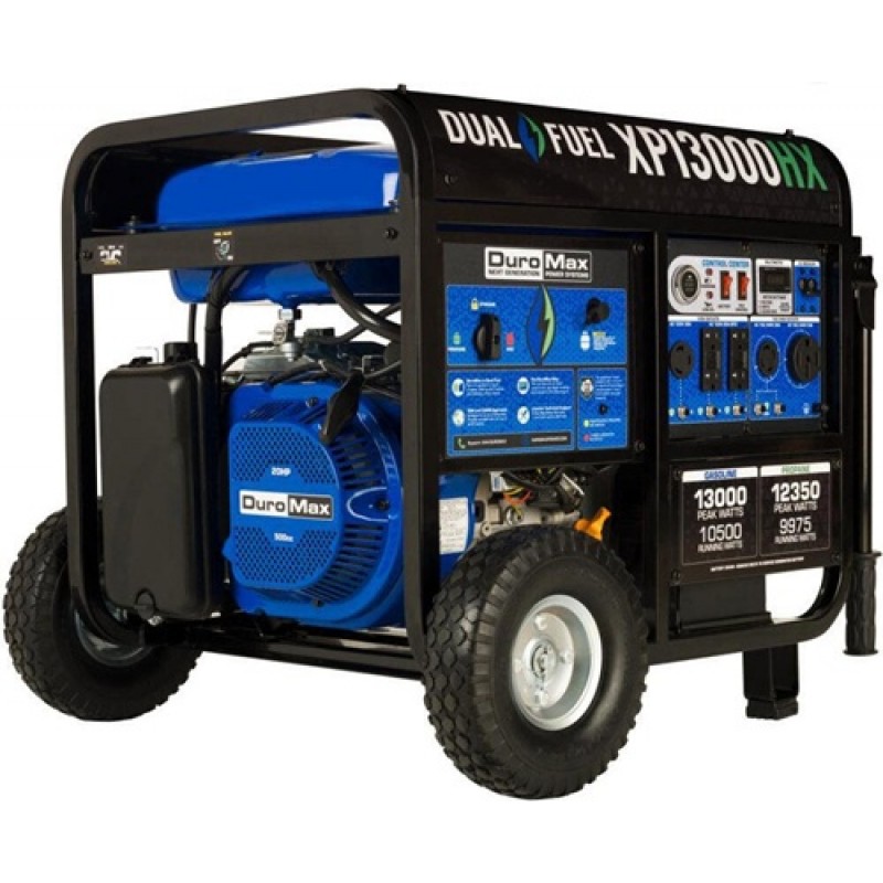 Duromax 13,000 Watt Dual Fuel 50-State Portable Ge...