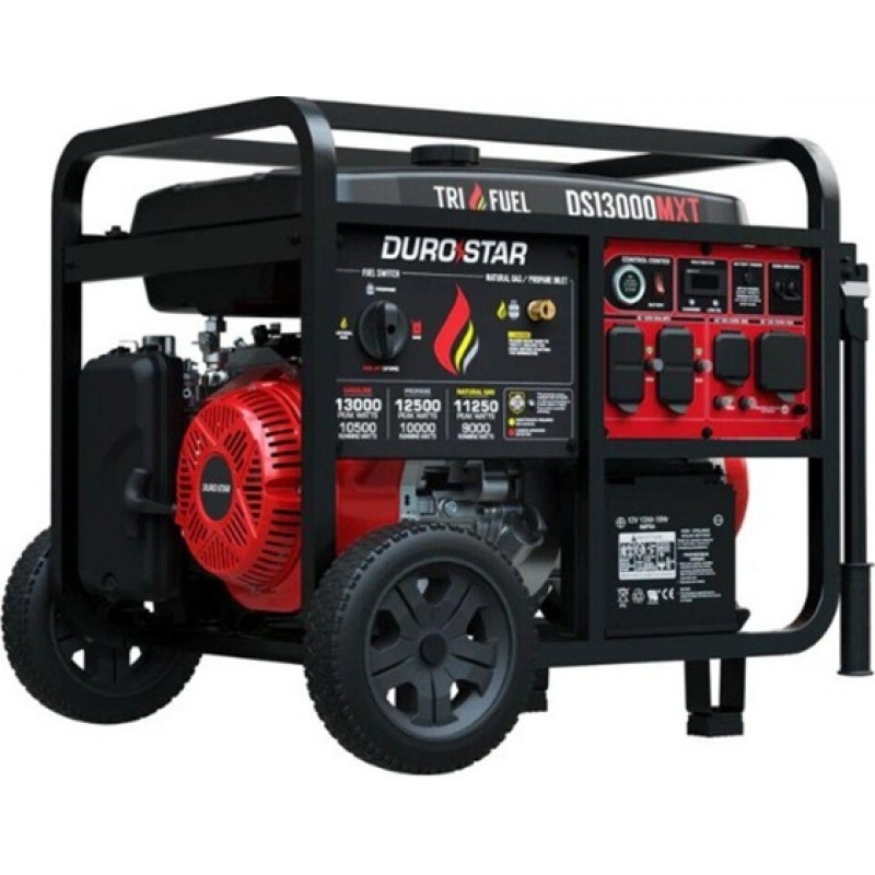 Duromax 13000 Watt Tri Fuel Portable Generator wit...
