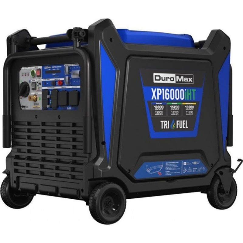 Duromax 16000 Watt Tri Fuel 49 State Portable Inve...