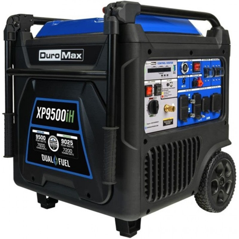 Duromax 9500 Watt Dual Fuel 49 State Portable Inve...