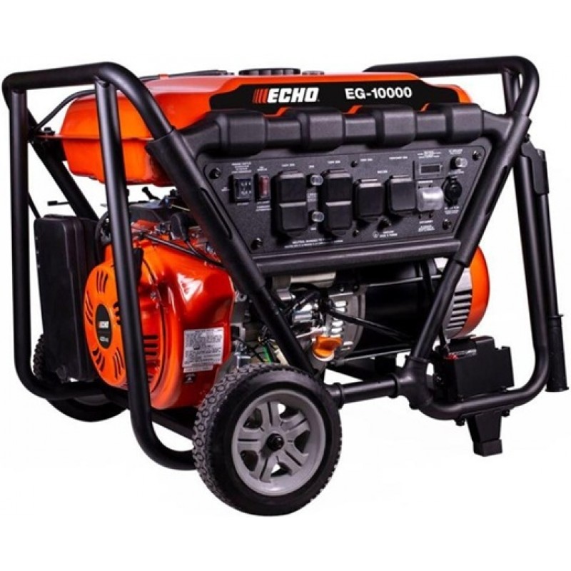 Echo 10,000 Watt Gas Powered 50-State Portable Gen...