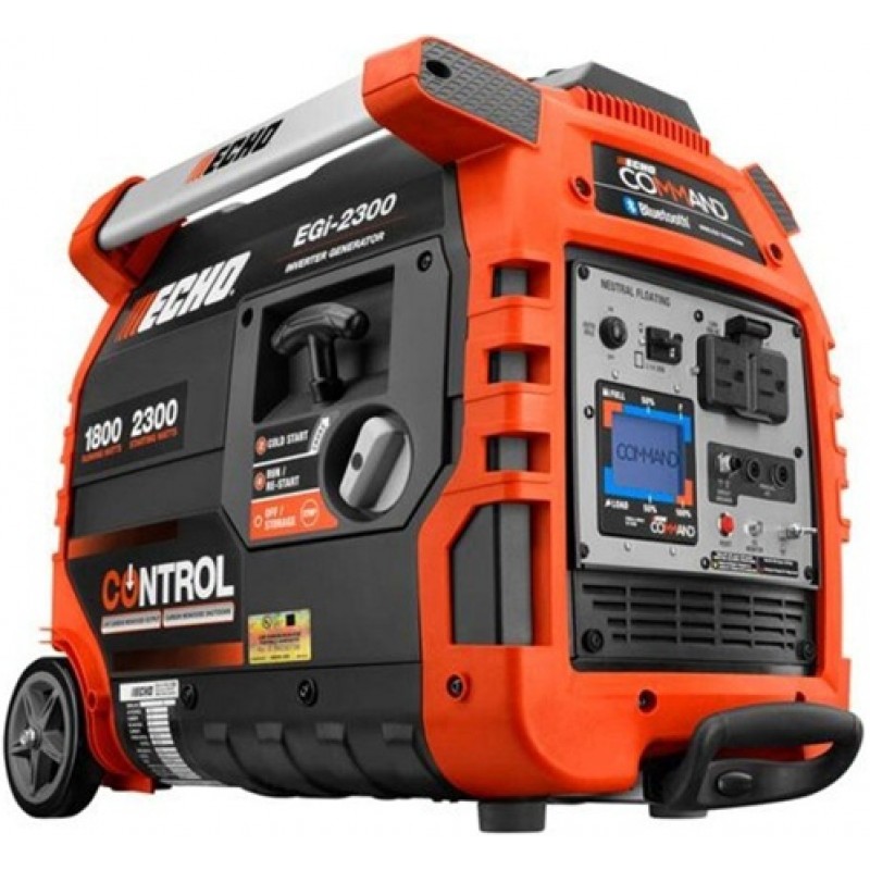 Echo 2,300 Watt Gas Powered 50-State Portable Inve...