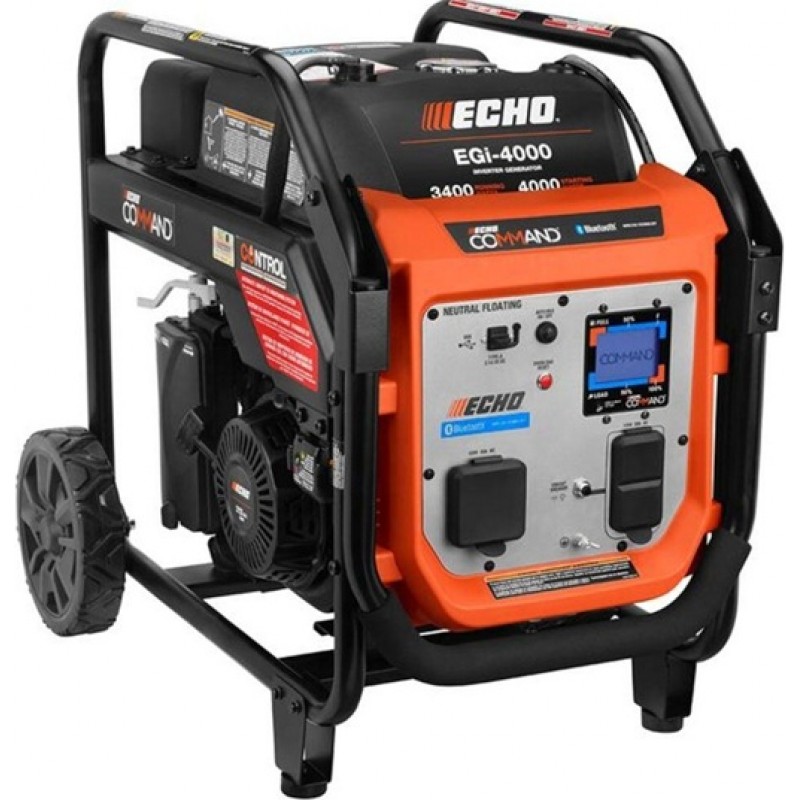 Echo 4,000 Watt Gas Powered 50-State Portable Inve...
