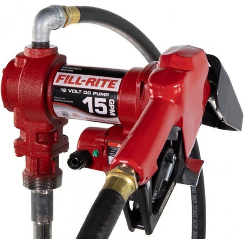 Fill-Rite 12VDC 15 Gpm Heavy-Duty Fuel Transfer Pu...