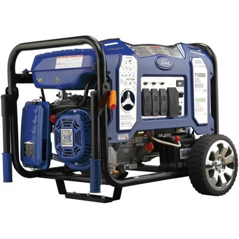 Ford 11,050 Watt Dual Fuel 50-State Portable Gener...