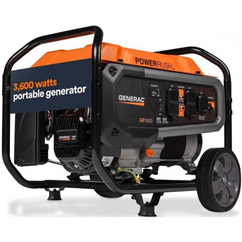 Generac GP Series 4,500 Watt Gas Powered 49-State ...