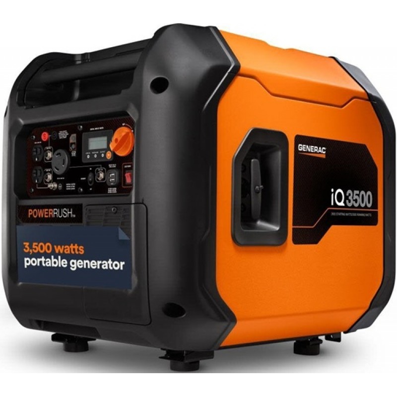 Generac IQ Series 3,500 Watt Gas Powered 49-State ...