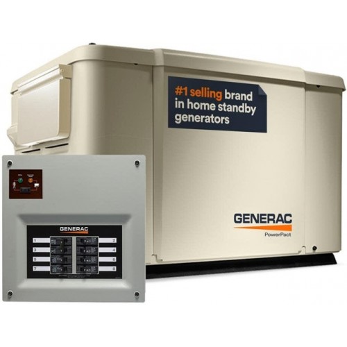 Generac PowerPact 7,500 Watt (7.5kW) Dual Fuel 50-...