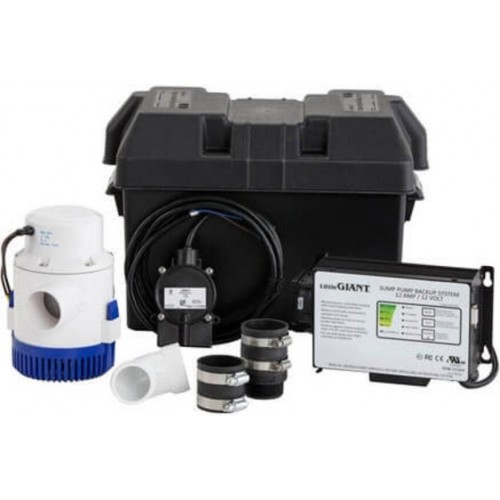 Little Giant Pump SPBS-12HF Sump Pump Battery Back...