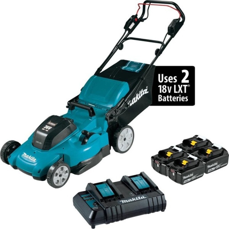 Makita 18V X2 (36V) LXT Lawn Mower Kit 21in Self P...
