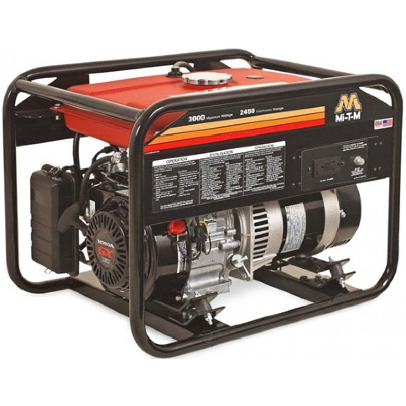 Mi T M 3,000 Watt Gas Powered 50-State Portable Ge...