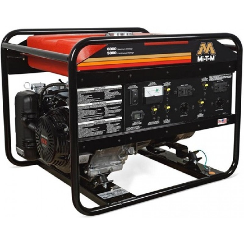 Mi T M 6,000 Watt Gas Powered 49-State Portable Ge...