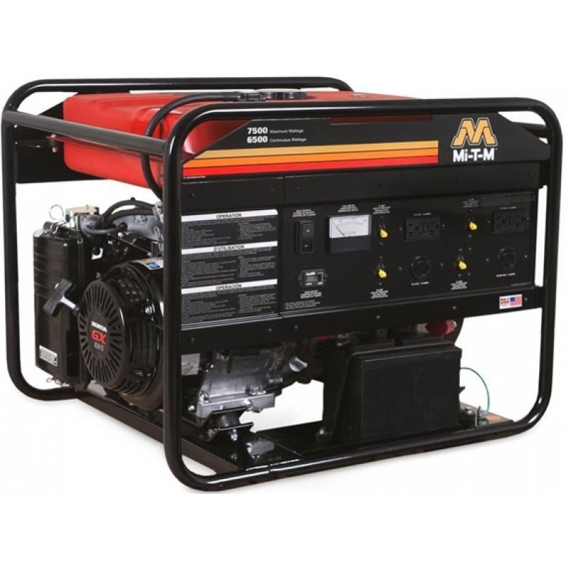 Mi T M 7,500 Watt Gas Powered 49-State Portable Ge...