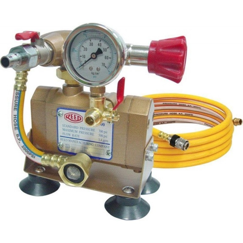 Reed Mfg Hydrostatic Test Pump, Drill Powered 500p...