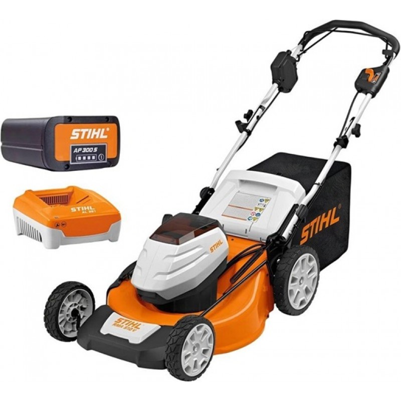 Stihl RMA 510 V 21 in Lawn Mower with AP300S Batte...