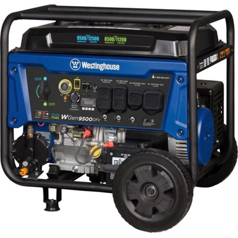 Westinghouse Outdoor Power 9,500 Watt Dual Fuel 49...