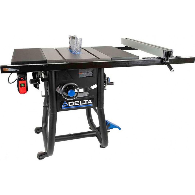 Delta 10in Left Tilt Contractor Saw with 30in RH R...