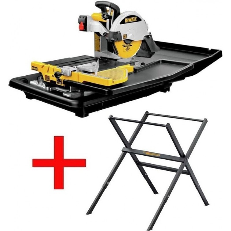 DEWALT 10 Inch Corded Wet Tile Saw & Wet Tile ...