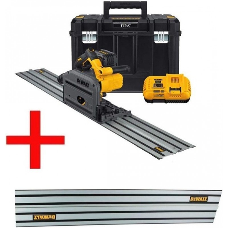 DEWALT 102 Inch TrackSaw Track & 60V MAX Cordl...