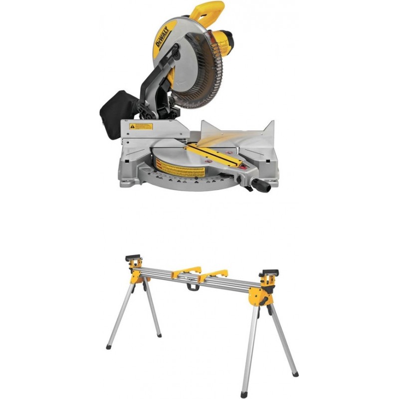 DEWALT 12" Compound Miter Saw with Miter Saw ...