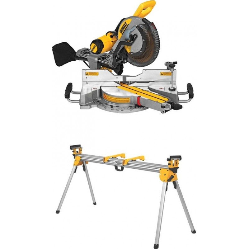 DEWALT 12 Double Bevel Sliding Compound Miter Saw ...