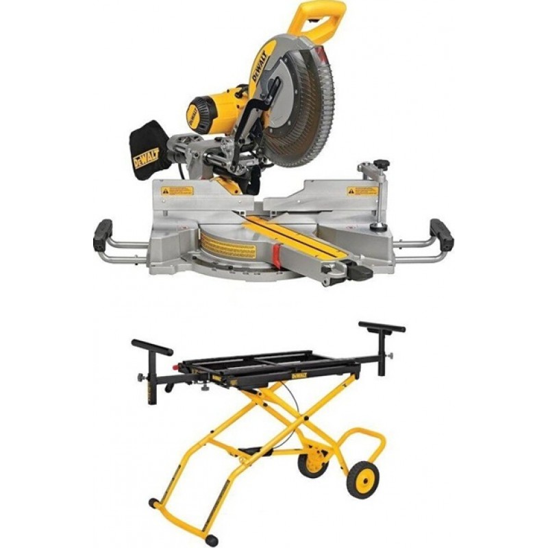 DEWALT 12 Inch Compound Miter Saw & Rolling Mi...