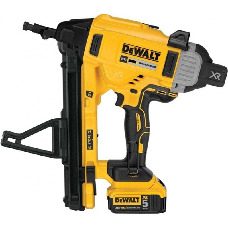 DEWALT 1In 20V MAX XR Cordless Concrete Nailer Kit...