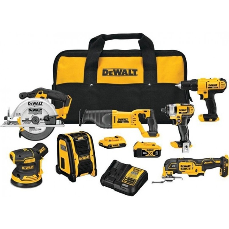 DEWALT 20V MAX 7pc Cordless Combo Kit