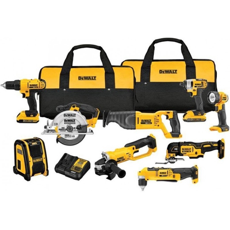 DEWALT 20V Max 9 Tool Combo Kit with Soft Case