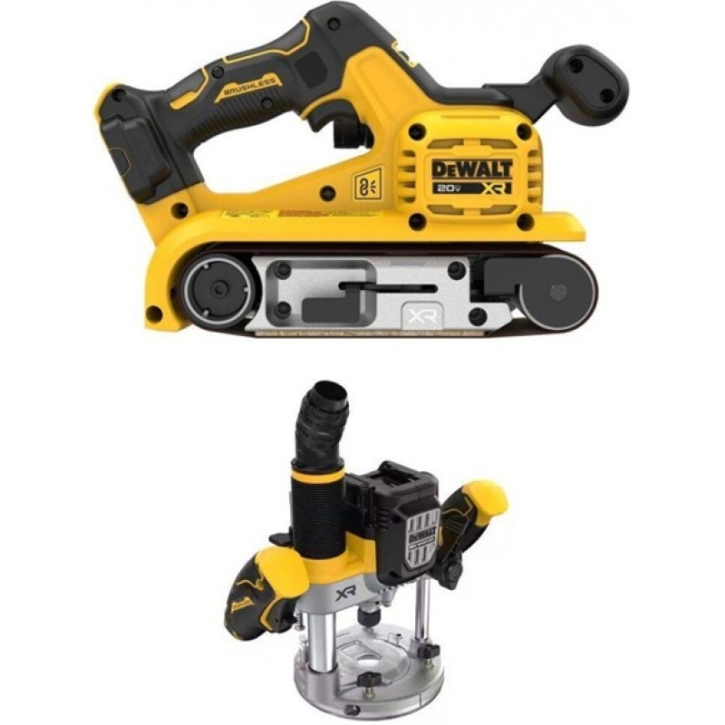 DEWALT 20V MAX Cordless Belt Sander & 2-1/4HP ...