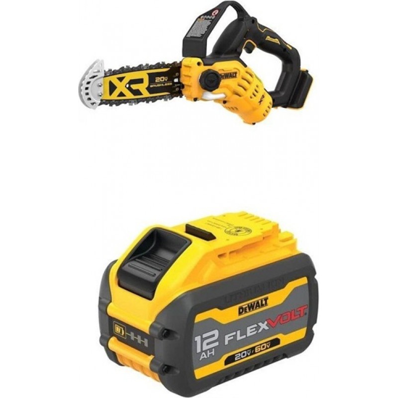DEWALT 20V MAX Cordless Pruning Chainsaw & 20/...