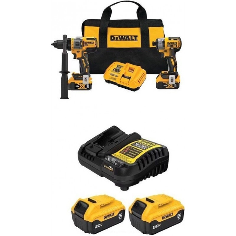DEWALT 20V MAX Drill & Driver Combo Kit & ...