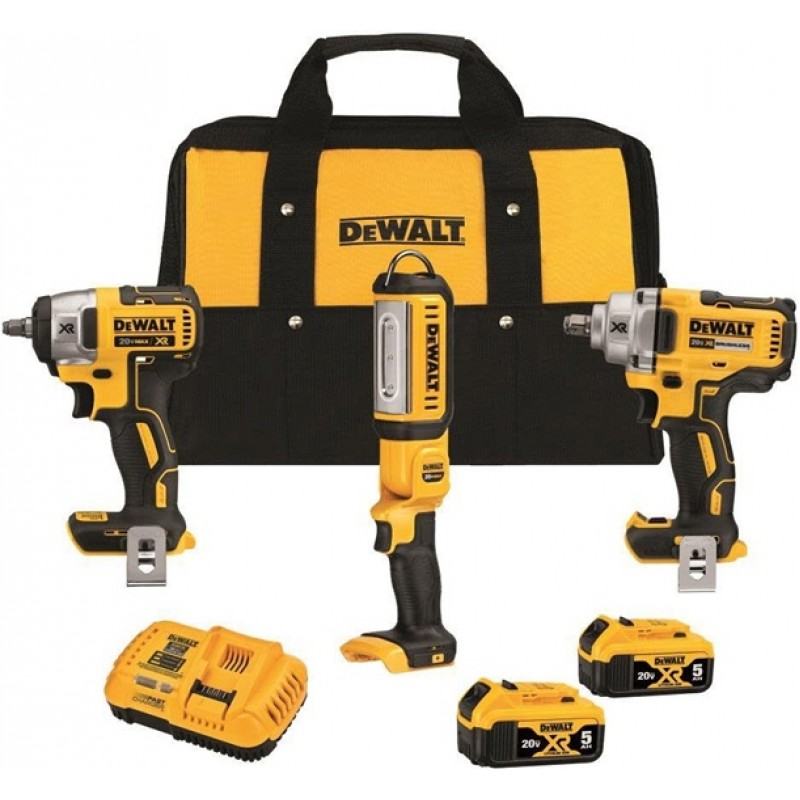 DEWALT 20V MAX XR Brushless Cordless 3-Tool Automo...