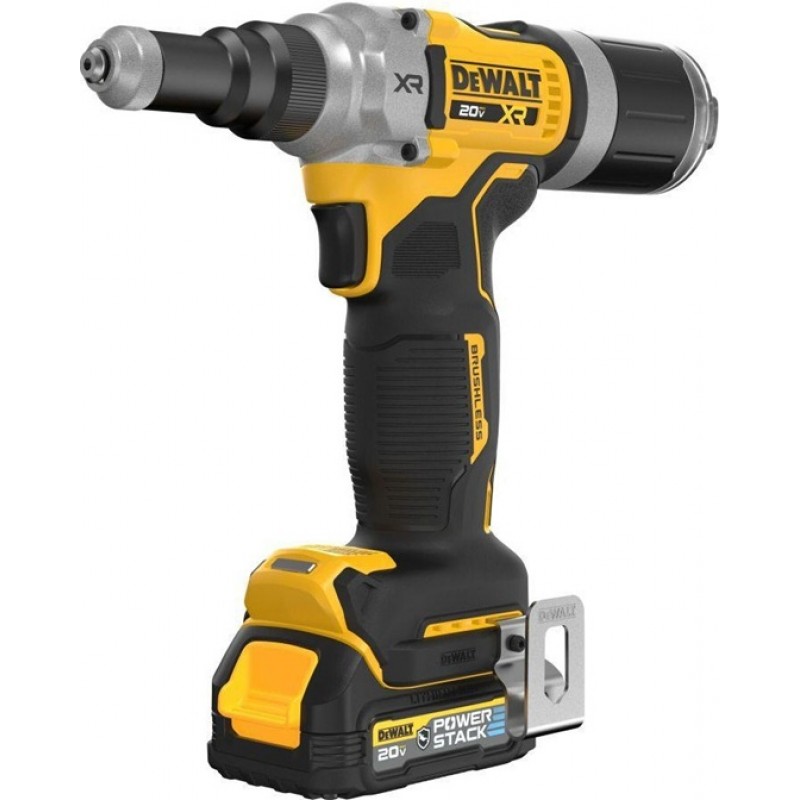 DEWALT 20V MAX XR Cordless 1/4 in Rivet Tool 5Ah K...