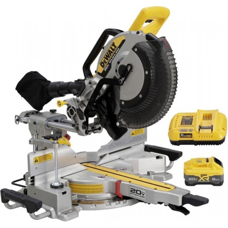 DEWALT 20V MAX XR Double Bevel Sliding 12 inch Mit...