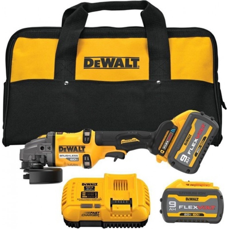 DEWALT 60V MAX 4-1/2 Inch - 6 Inch Side Handle Det...