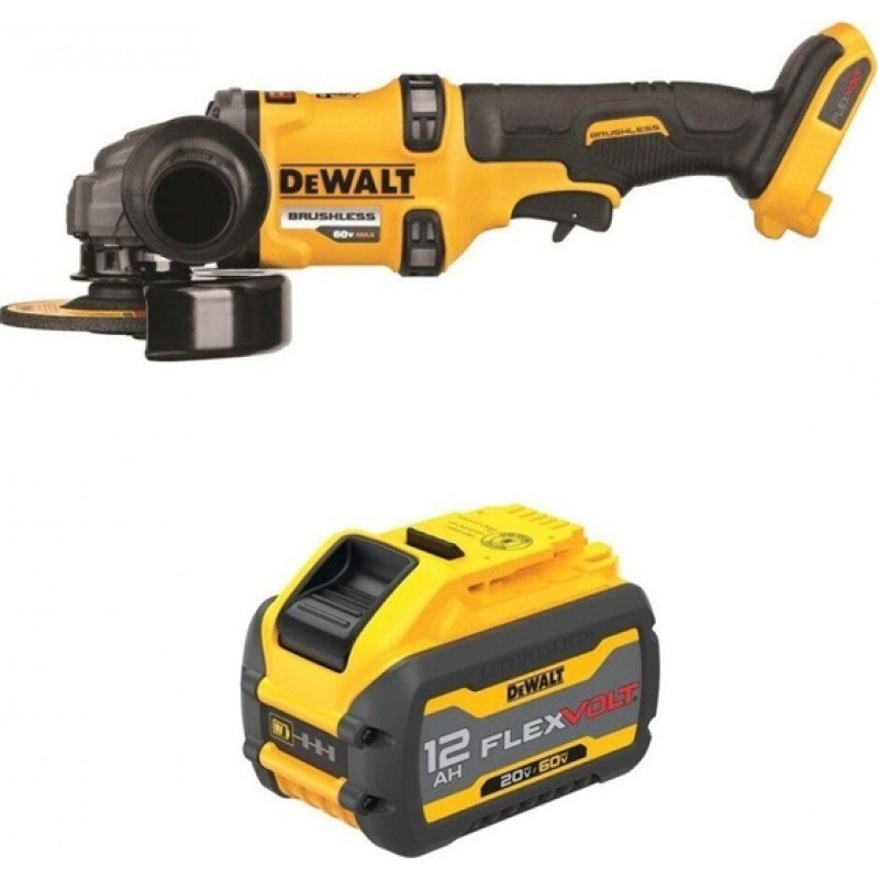 DEWALT 60V MAX Cordless Grinder & 20/60V MAX 1...