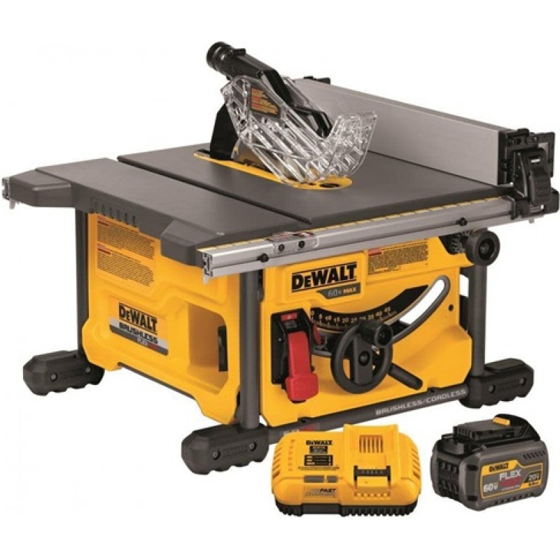 DEWALT FLEXVOLT 60V MAX 8-1/4In Table Saw Kit