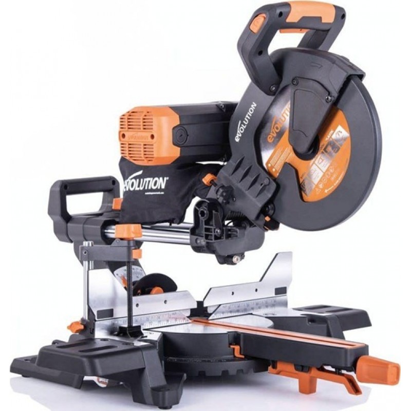 Evolution Power Tools 15A 2600 Rpm Dual Bevel Slid...