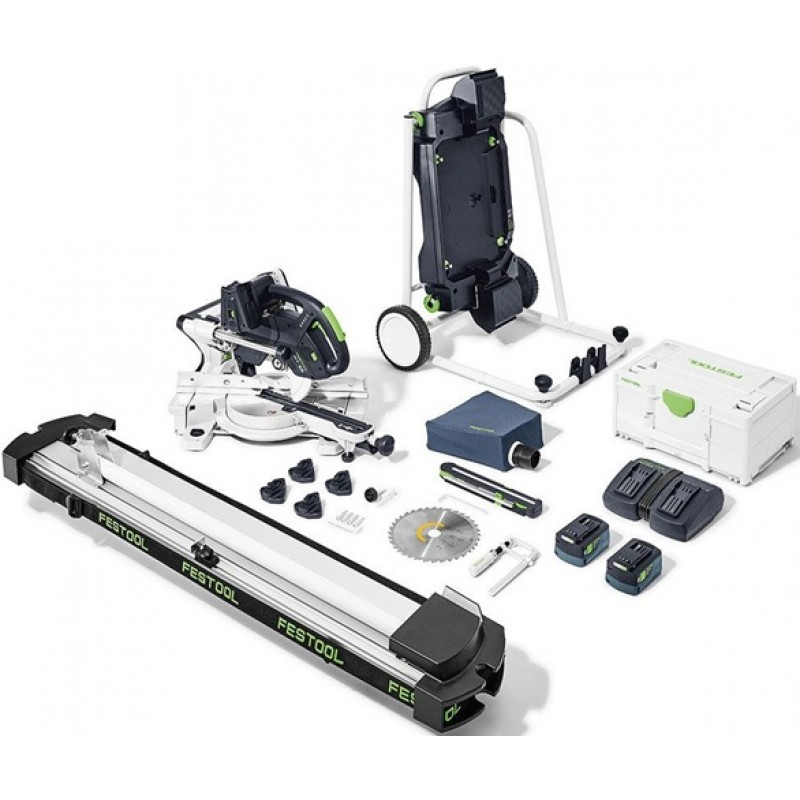 Festool KSC 60 EB 5,0 I-UG-Set Cordless Sliding Co...