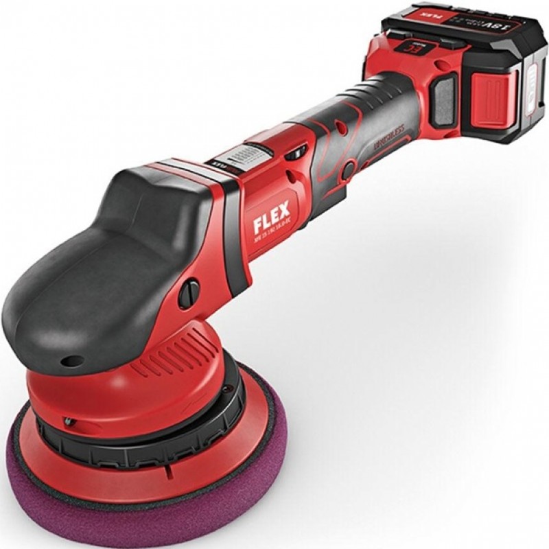 FLEX Cordless Random Orbital Polisher with Batteri...