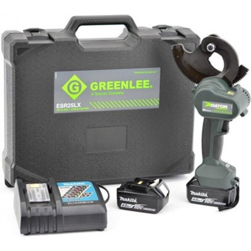 Greenlee Gator Battery Ratchet Cutter Kit with Two...